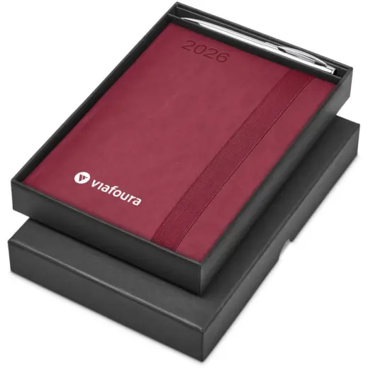 Altitude Advantage A5 2026 Diary & Cypher Pen Set Gift Box Branded